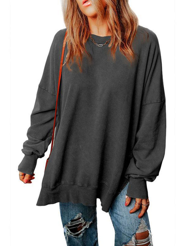 Sweatshirts - Earthy Colors Oversized Pullover – Perfect Mix-Matching