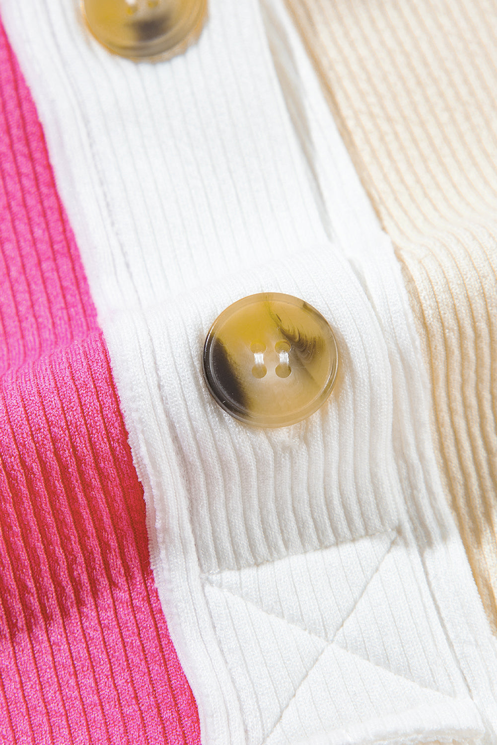 Sweatshirts & Hoodies - Colorblock Oversized Sweatshirt Ribbed Top