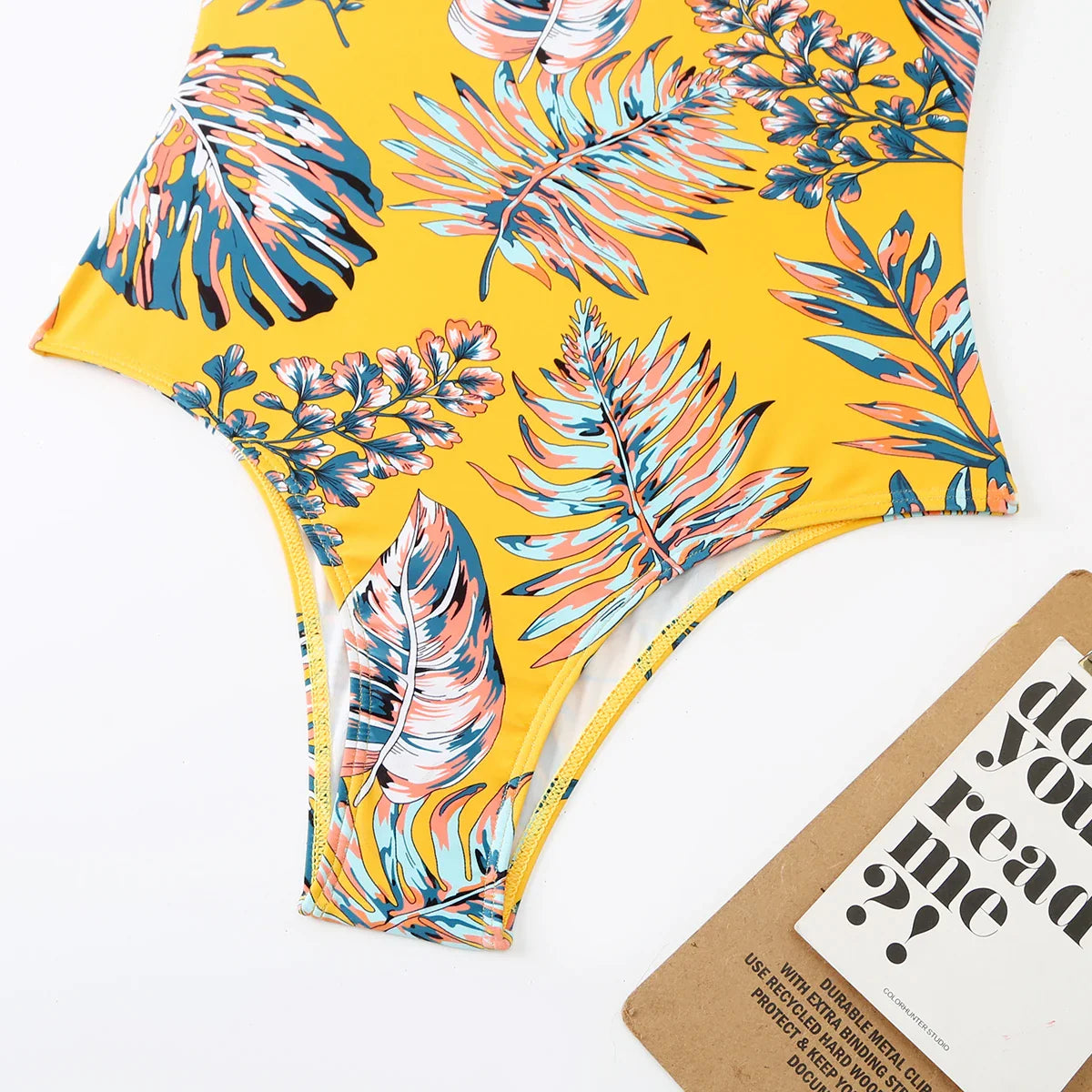 Swimwear- Botanical One-Piece Swimwear - Capture the Tropical Vibe- - Chuzko Women Clothing