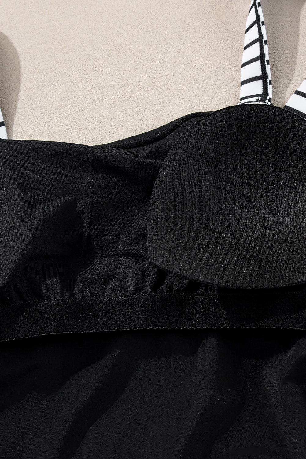 Tankinis - Striped Tankini Set for Beach Adventures