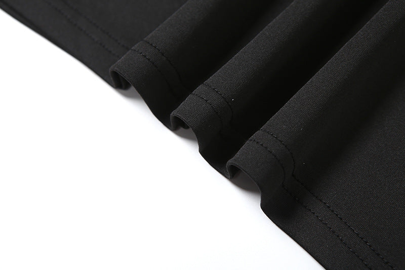 Women's Fashion Sleeveless Solid Color Hollow Design Sheath Dress