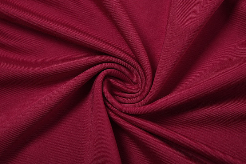 Bodycon Dresses - Temperament High Collar Pleated Waist Tight Sheath Dress