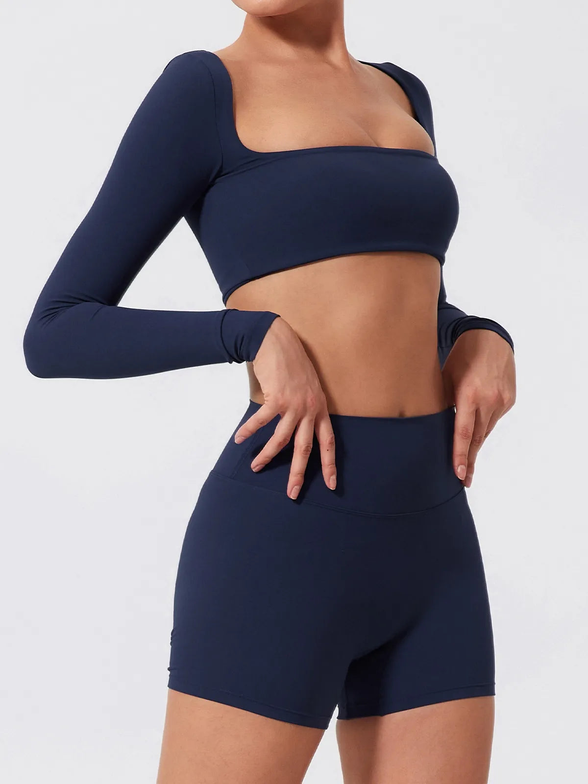 Fitness Sports Suits - Seamless Stretch Fitness Matching Set for Indoors & Outdoors