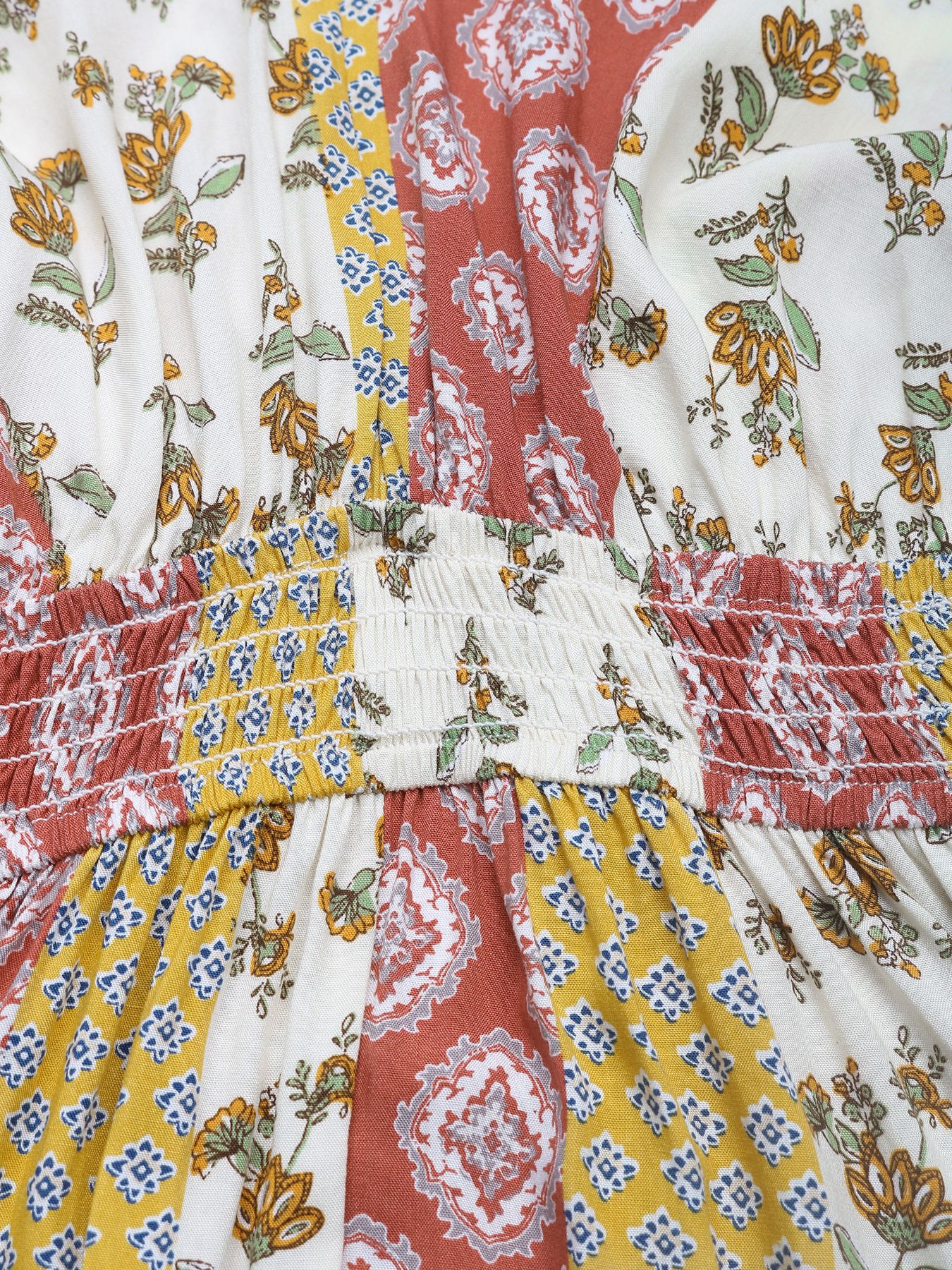 Summer New Bohemian Style Printed Retro Style High Waist One-piece Trousers For Women