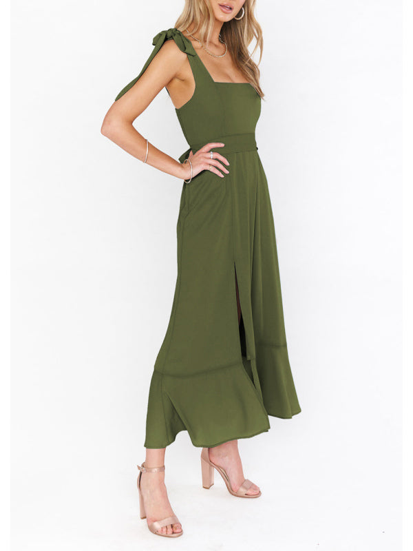 Cocktail Dresses - Women's Elegant and Fashionable Commuter Slit French High-end Sense Dress