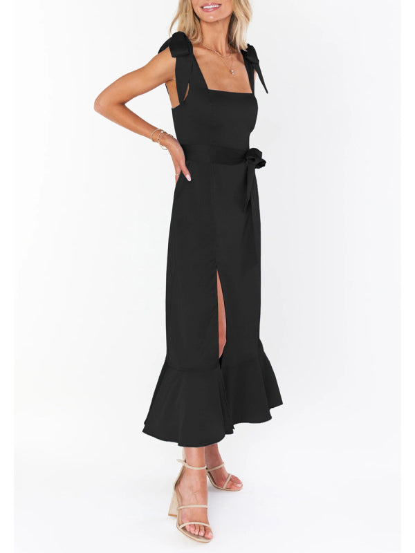 Cocktail Dresses - Women's Elegant and Fashionable Commuter Slit French High-end Sense Dress