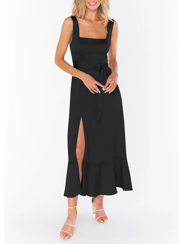 Cocktail Dresses - Women's Elegant and Fashionable Commuter Slit French High-end Sense Dress