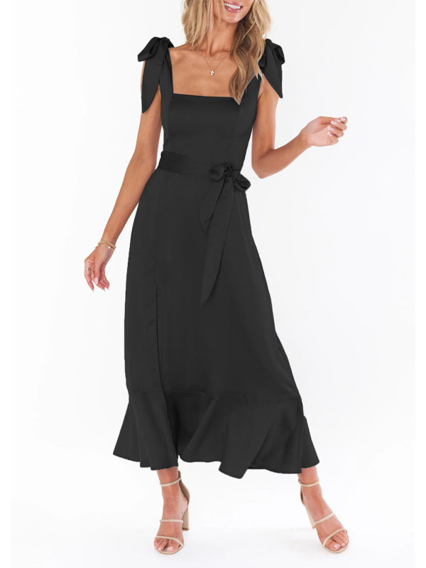 Cocktail Dresses - Women's Elegant and Fashionable Commuter Slit French High-end Sense Dress