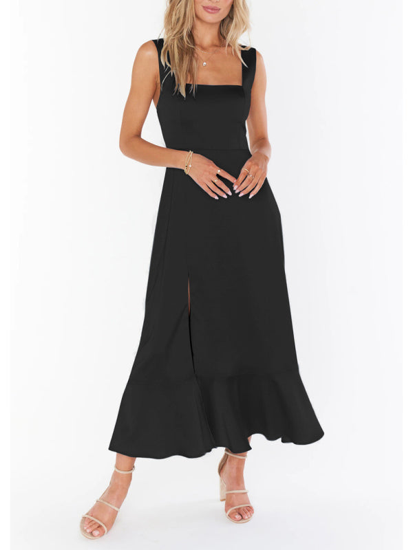 Cocktail Dresses - Women's Elegant and Fashionable Commuter Slit French High-end Sense Dress