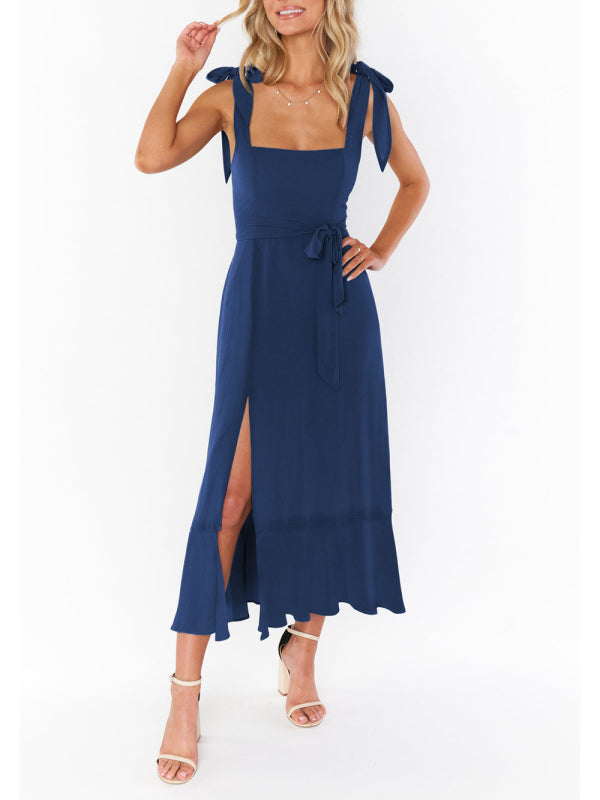 Cocktail Dresses - Women's Elegant and Fashionable Commuter Slit French High-end Sense Dress