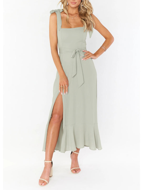 Cocktail Dresses - Women's Elegant and Fashionable Commuter Slit French High-end Sense Dress