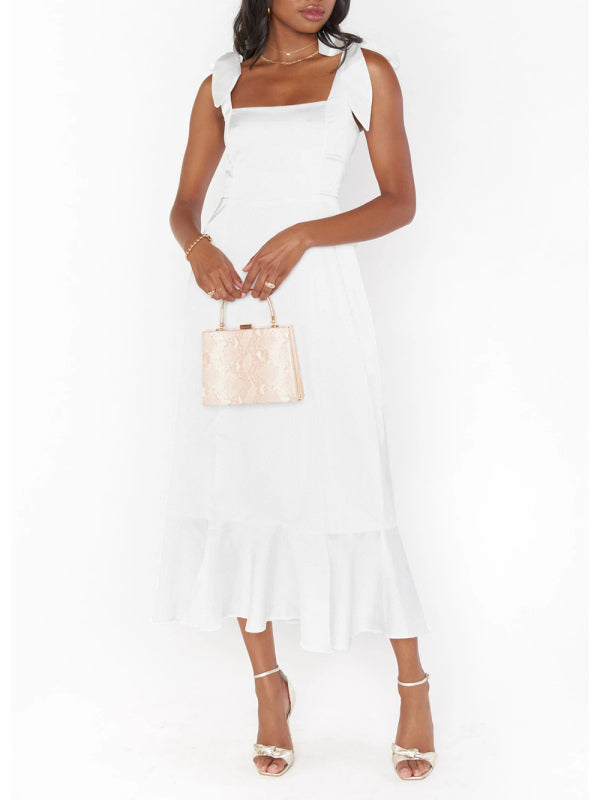 Cocktail Dresses - Women's Elegant and Fashionable Commuter Slit French High-end Sense Dress