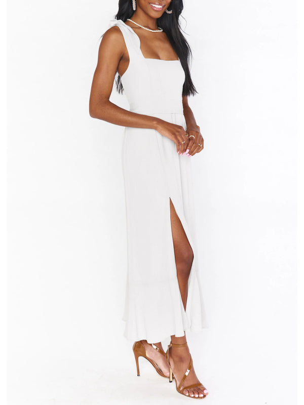 Cocktail Dresses - Women's Elegant and Fashionable Commuter Slit French High-end Sense Dress