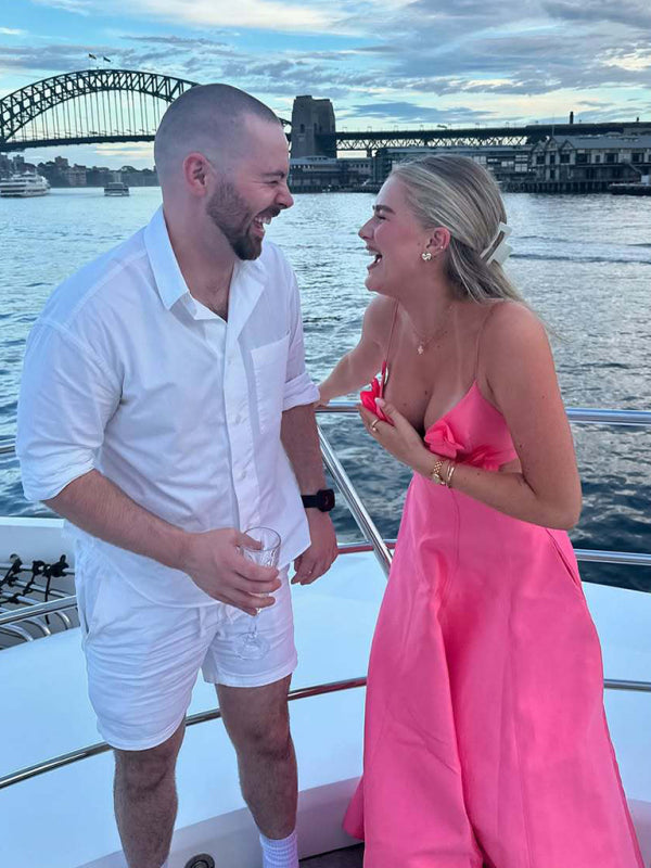 Matching sets - Holiday dress solid color tube top camisole top high waist swing skirt suit