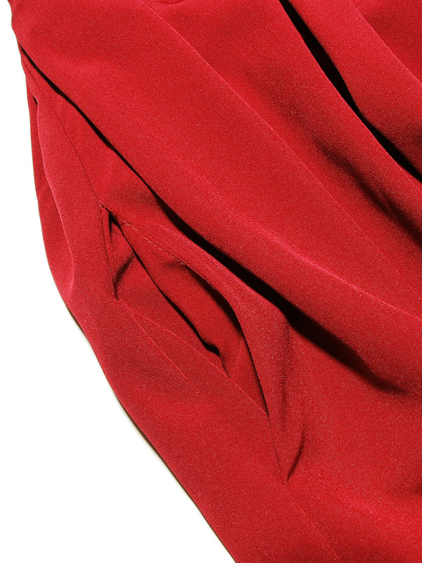 Tea-Length Dresses - Ladies new sexy tube top backless herringbone waist dress