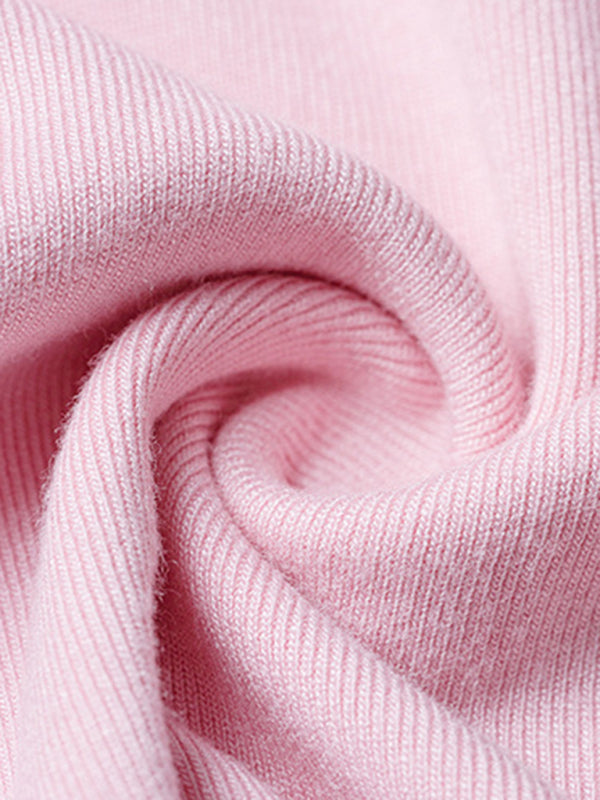 T-Shirts - Y2K Sexy Slim Fit U-Neck Contrast Color Short Sleeve Top Women's T-Shirt