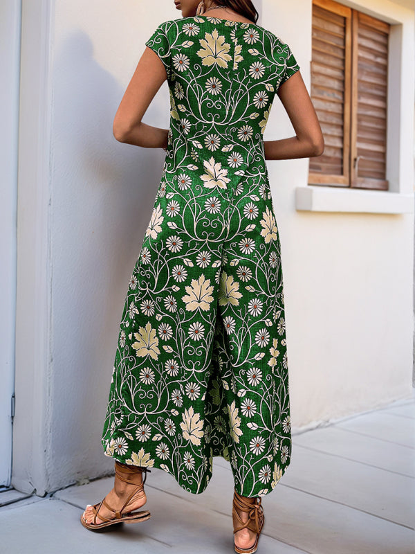 Jumpsuits - Printed wide-leg jumpsuit