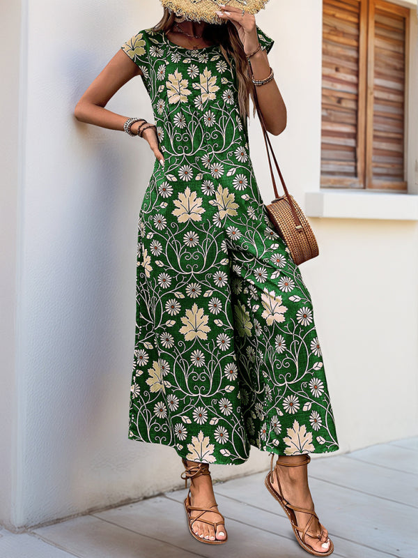 Jumpsuits - Printed wide-leg jumpsuit