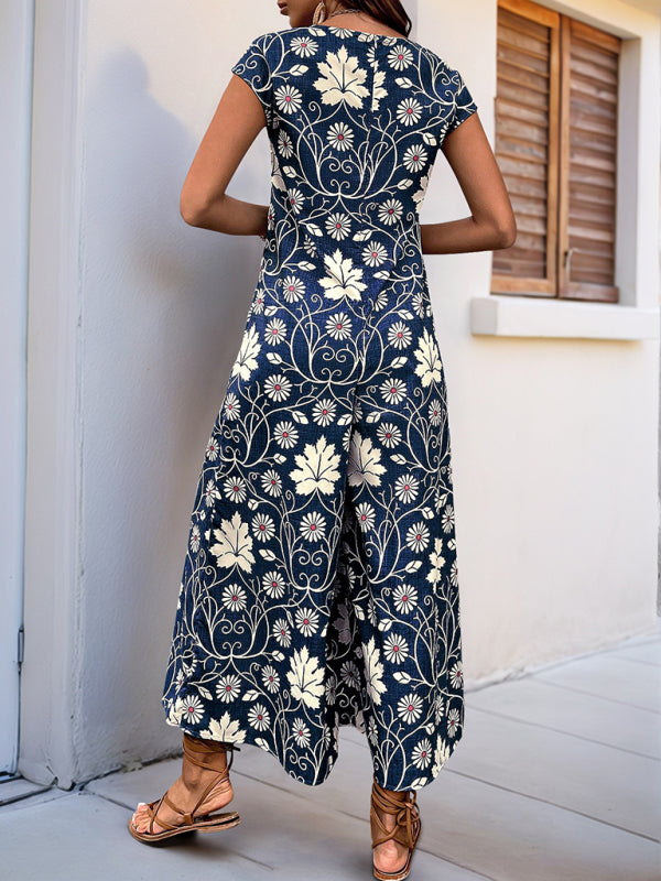 Jumpsuits - Printed wide-leg jumpsuit