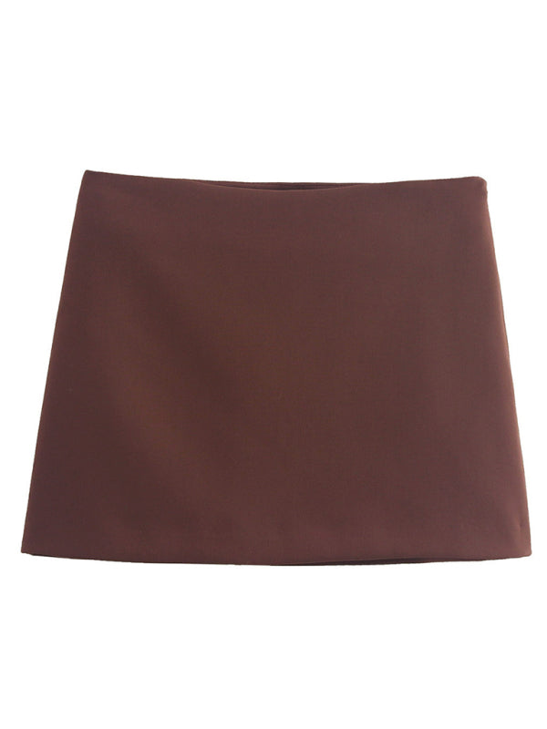 Skirt Set - Blazer and Mini Skirt Set