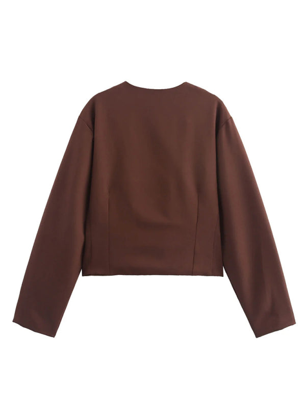 Skirt Set - Blazer and Mini Skirt Set