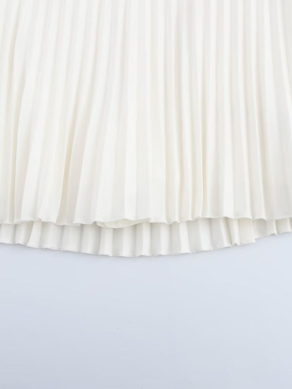 Pleated Skirts - Golf Women's Tennis Short Sleeve Pleated Skirt