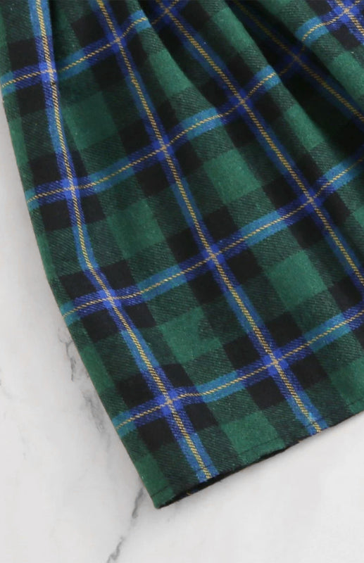 Cosplay Lingerie- Back-to-School Complete 4-Piece Tartan Cosplay Lingerie- - Pekosa Women Clothing