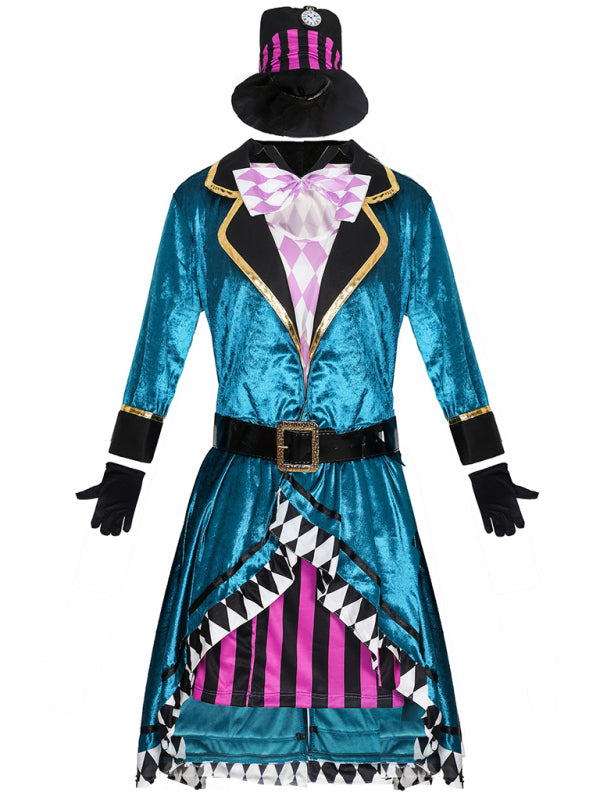 Costumes- Halloween Cosplay Mad Alice Hatter Magical Outfit- - Pekosa Women Clothing