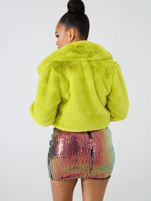 Crop Jackets- Cozy Open Front Crop Plush Jacket for Every Event- - Pekosa Women Clothing