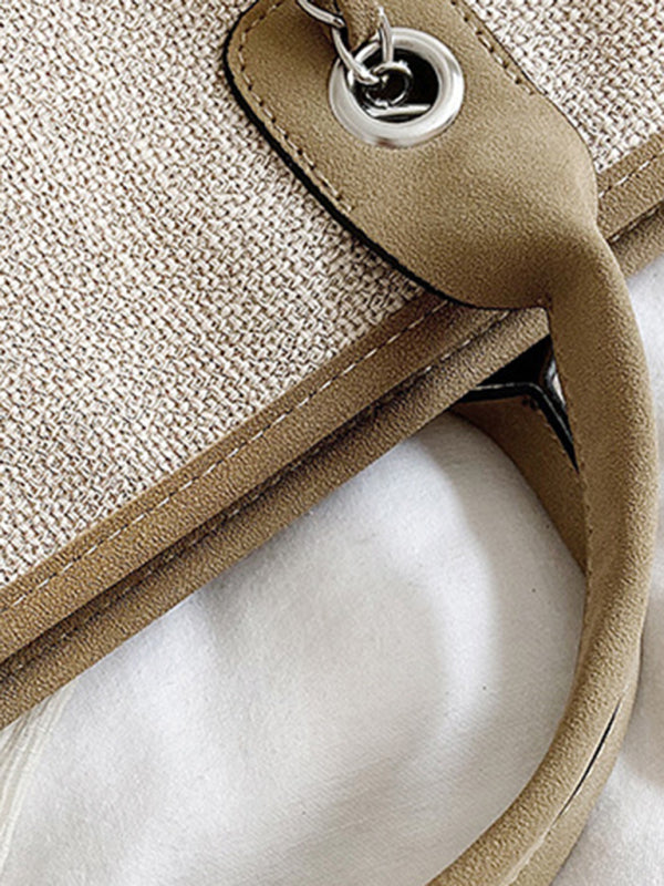 Handbags- Textured Bucket Shoulder Large Bag- - Pekosa Women Clothing