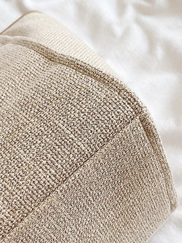 Handbags- Textured Bucket Shoulder Large Bag- - Pekosa Women Clothing