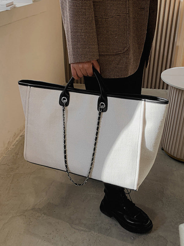 Handbags- Textured Bucket Shoulder Large Bag- - Pekosa Women Clothing