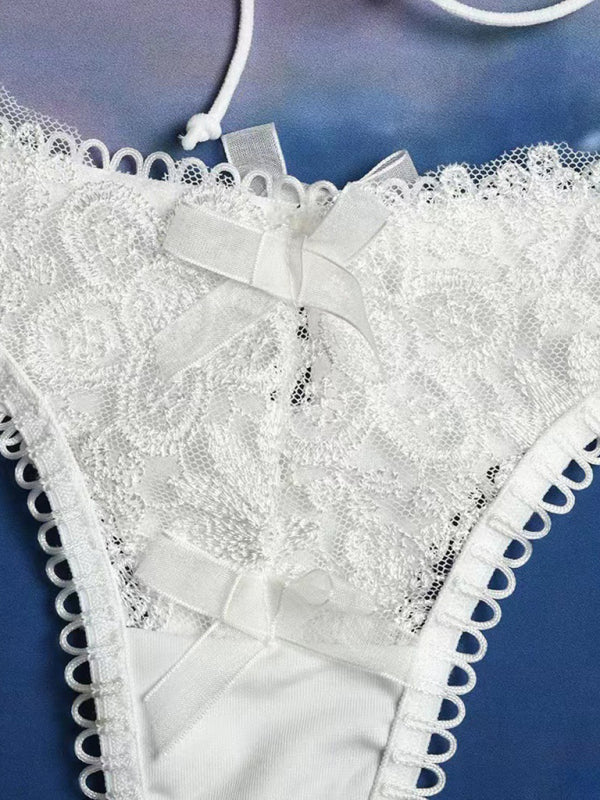 Lingerie Set- Bridal Lace Lingerie Set for Newlyweds- - Pekosa Women Clothing