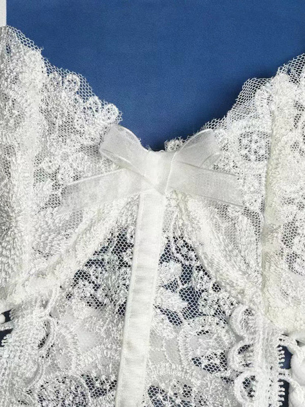 Lingerie Set- Bridal Lace Lingerie Set for Newlyweds- - Pekosa Women Clothing