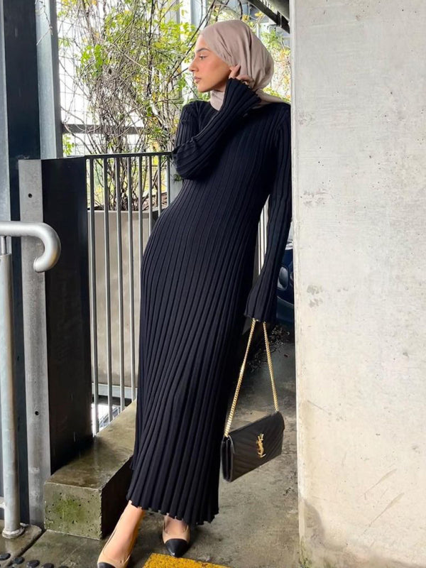 Maxi dresses- Pleated Plisse Maxi Dress for Any Occasion- - Pekosa Women Clothing