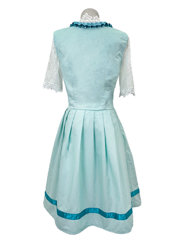 Oktoberfest Cosplay- Bavaria Maid Dirndl Dress - Oktoberfest Costume- - Pekosa Women Clothing