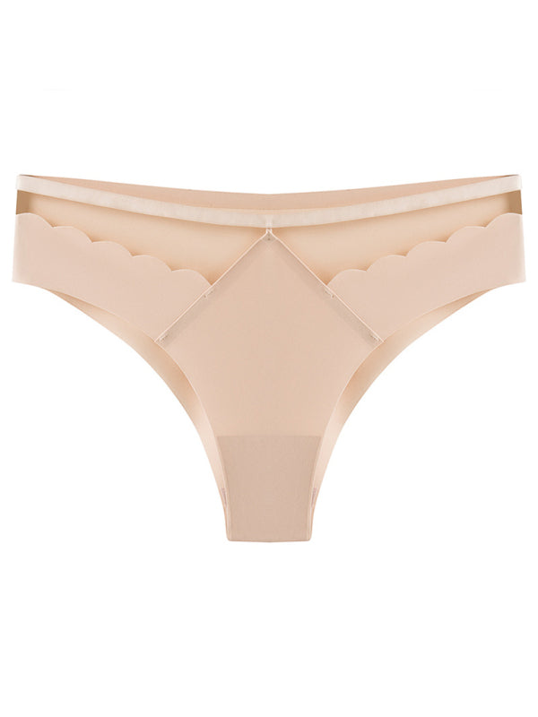 Panties- Women's Floral Lace Cutout Thong Panty- - Pekosa Women Clothing