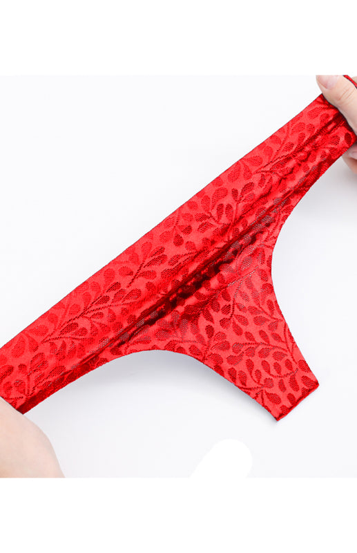 Panties- Women's Lace Panty Thong G-String- - Pekosa Women Clothing