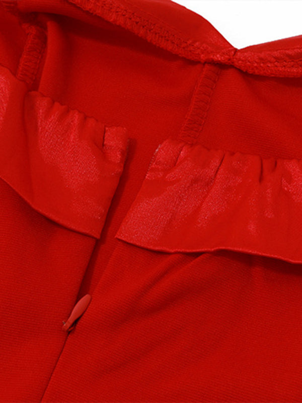 Party Dresses- Elegant A-Line Off Shoulder Little Black Dress- - Pekosa Women Clothing