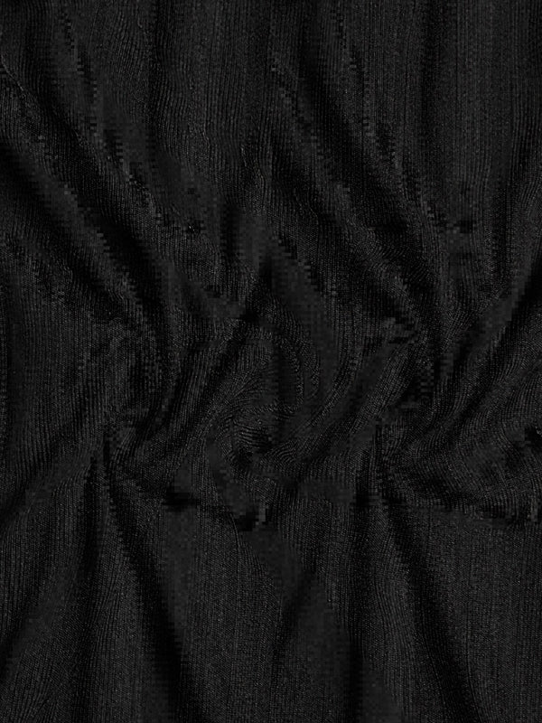 Polo T-Shirts- Ribbed Long Sleeve Polo Tee for Men's Casual Wear- - Pekosa Women Clothing