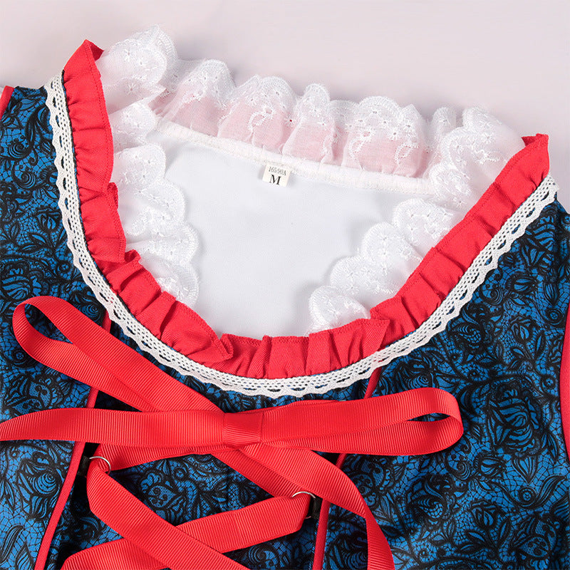 Oktoberfest Costume- Oktoberfest Bavaria Maid Outfit - German Cosplay Perfection!- - Pekosa Women Clothing