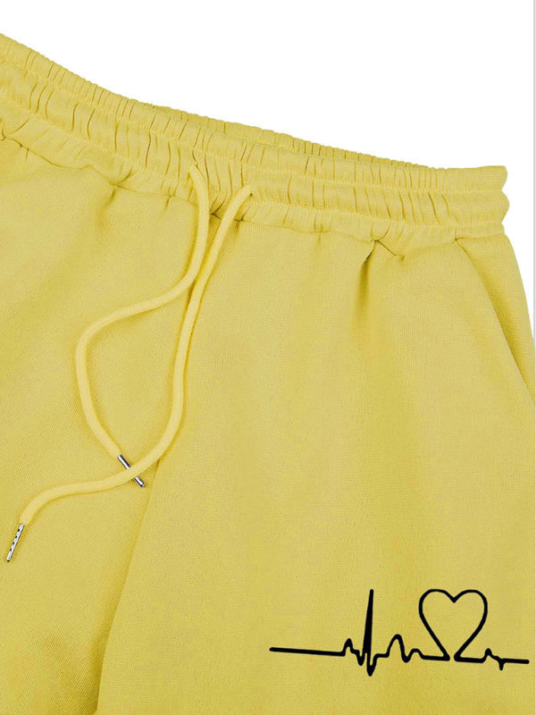 Sport Outfit- 3-Pcs Sport Outfit Sweatpants & Cozy Sweatshirt & Crop Tank Top- - Pekosa Women Clothing