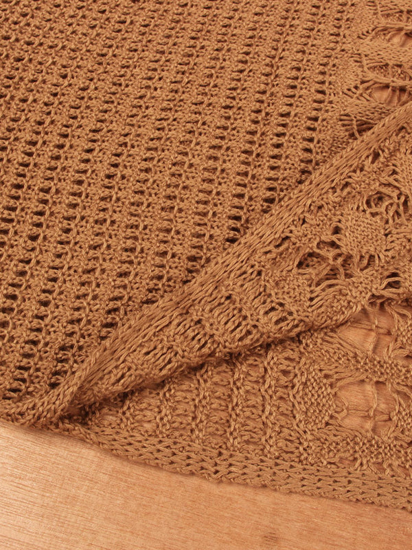 Swimwear- Open-Knit Crochet Maxi Dress | Summer Cover-Up Beach Days- - Pekosa Women Clothing