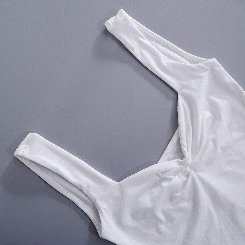 Tank Tops- High Slit Gathered Front Tank Top- - Pekosa Women Clothing