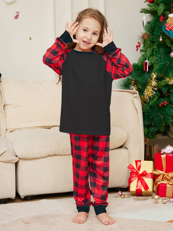 Xmas Pajamas- Matching Family Lounge Set - Cotton Plaid Pajamas for Thanksgiving & Xmas- - Pekosa Women Clothing