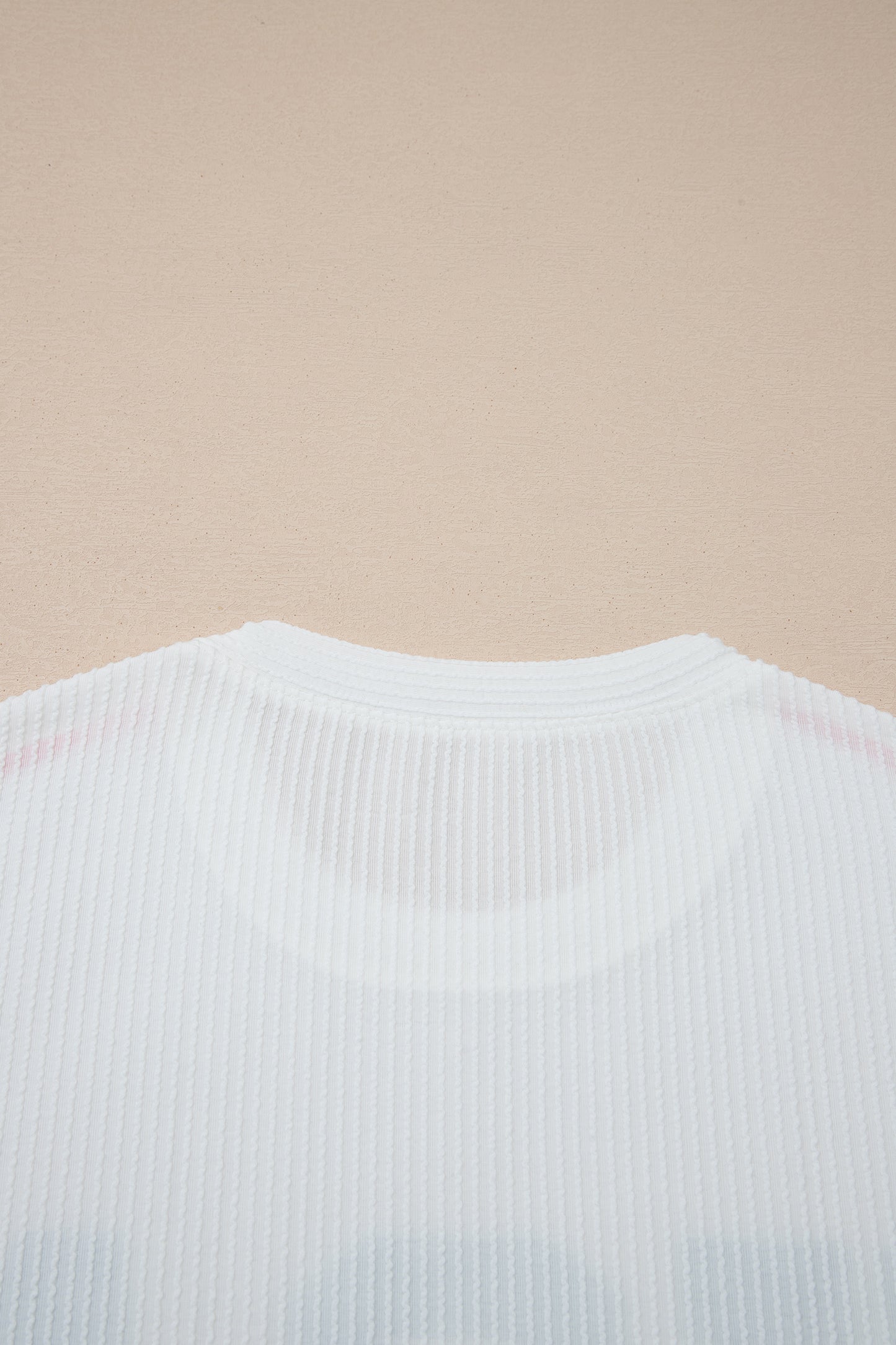 Tops & Tees - White USA Graphic Half Sleeve Loose Ribbed Top