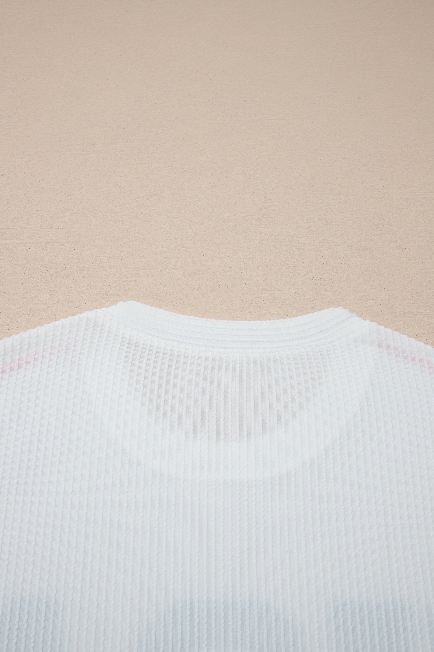 Tops & Tees - White USA Graphic Half Sleeve Loose Ribbed Top