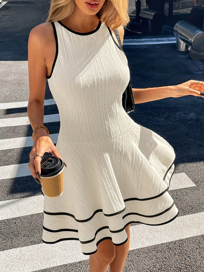 A-Line Dresses - Pure Desire Stitching Sleeveless Dress Women