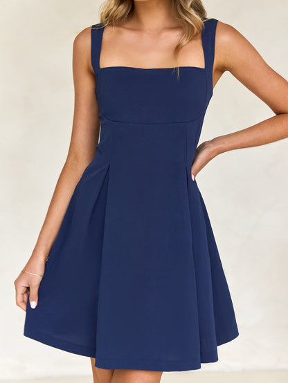 A-Line Dresses - Butterfly Lace-up The Dinner Party Sling Dress