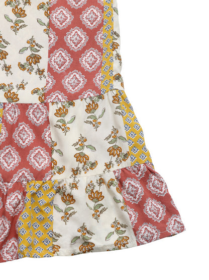 Summer New Bohemian Style Printed Retro Style High Waist One-piece Trousers For Women